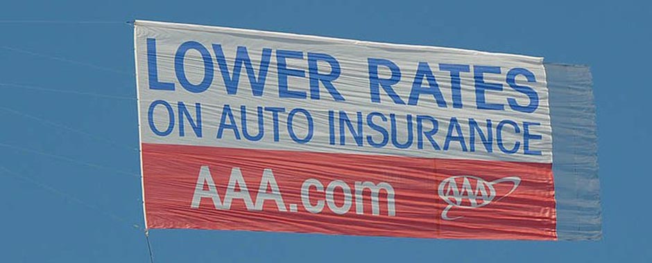 AAA airplane banner